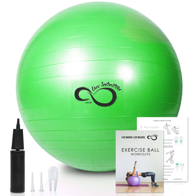 Exercise Ball - Professional Grade Anti-Burst Exercise Ball