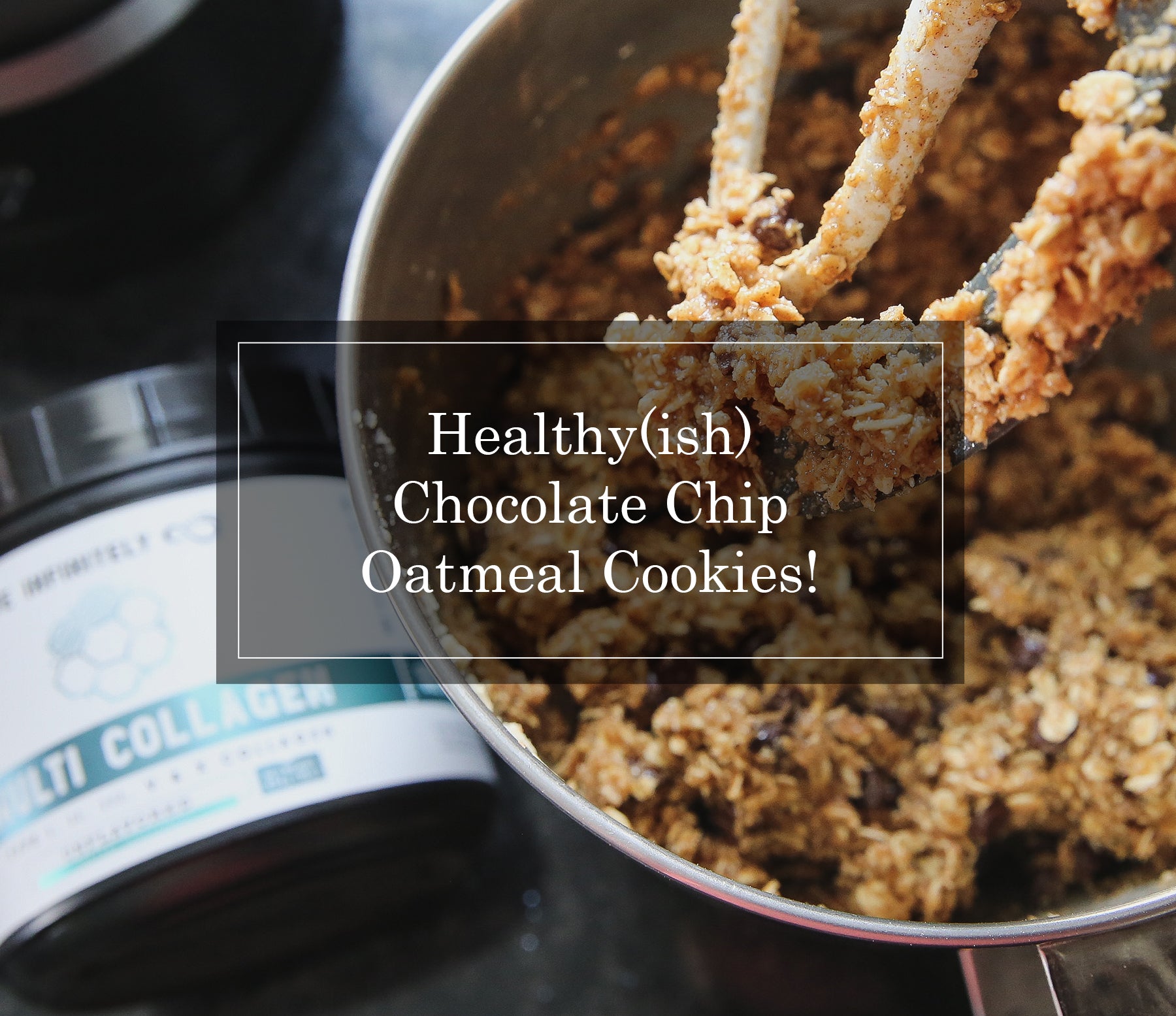 Healthy(ish) Chocolate Chip Oatmeal Cookies!