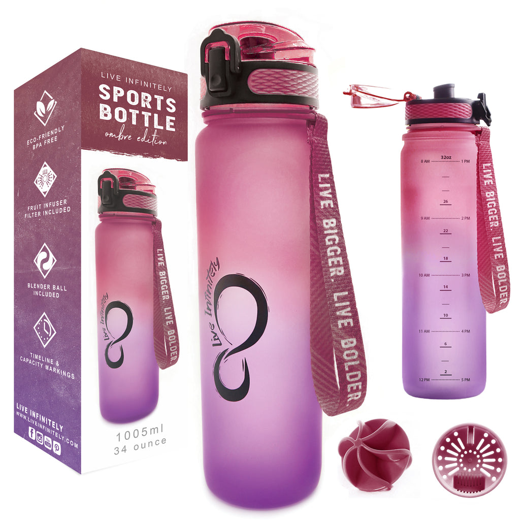 34oz Sports Water Bottle