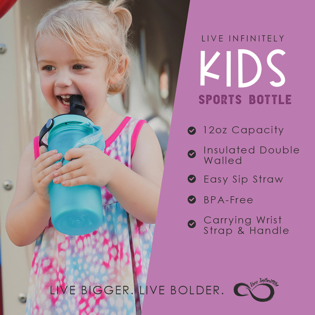 Kids 12oz Insulated Bottles - Live Infinitely