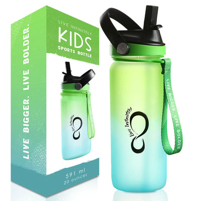 Kids Sports Water Bottle 20 oz - Live Infinitely