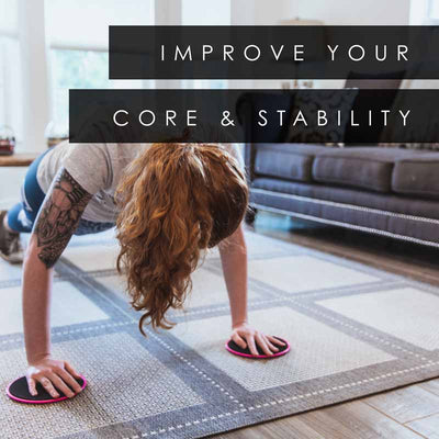 Core Sliders - Core Workout Sliders (Set Of Two)