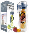 Full Length Infuser Bottles - 32 Oz Flip Top Fruit Infuser Water Bottle