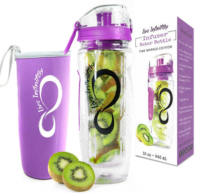 32oz Time Marked Infuser & Insulation Sleeve